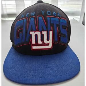 NY Giants Football NFL New Era 9Fifty Truckers Hat Black Blue Red White OSFM